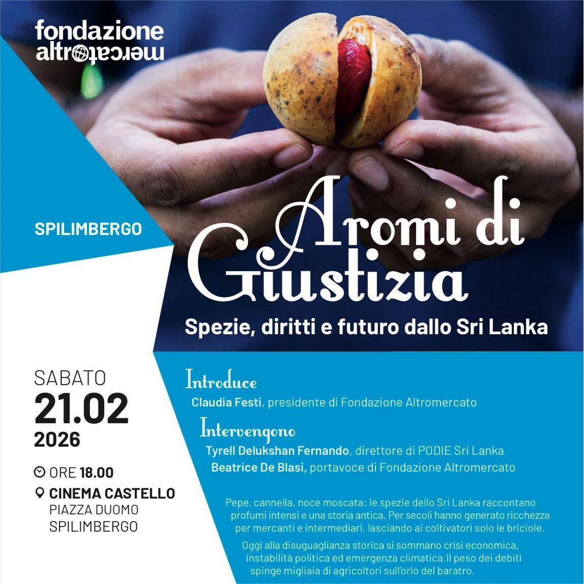 AROMI DI GIUSTIZIA – SPEZIE, DIRITTI E FUTURO DALLO SRI LANKA
